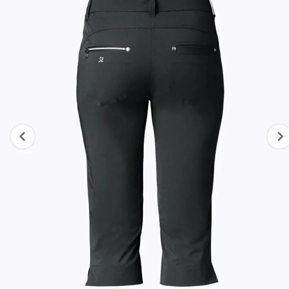 Daily Sports Black Miracle Capri Pants Size 4 - Picture 4 of 15